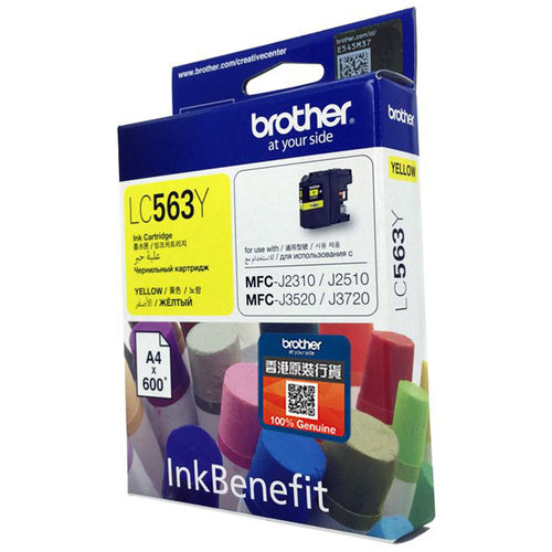 Brother Inkjet Cartridge LC563Y (Yellow)