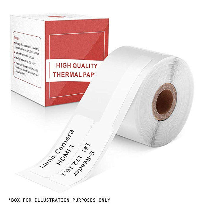 Cable Label Self-Adhesive 25x38mm (F Type) for Printeet M110