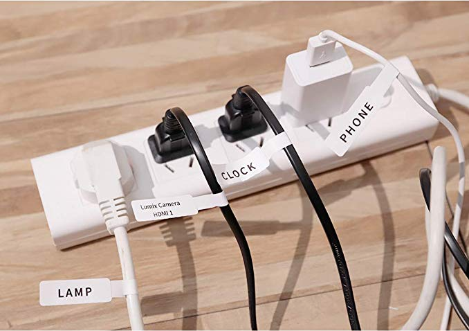 Cable Label Self-Adhesive 25x38mm (F Type) for Printeet M110