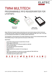Elatec TWN4 MultiTech (T4DT-FB2BEL-P) Contactless RFID reader/writer