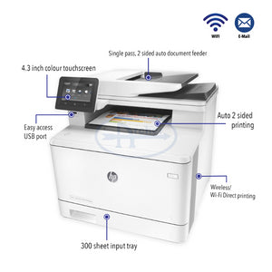 HP M477fdw Printer (Copy, Print, Scan, Fax, Wifi)