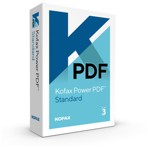 Kofax Power PDF standard Version 3 for Windows Editable PDF