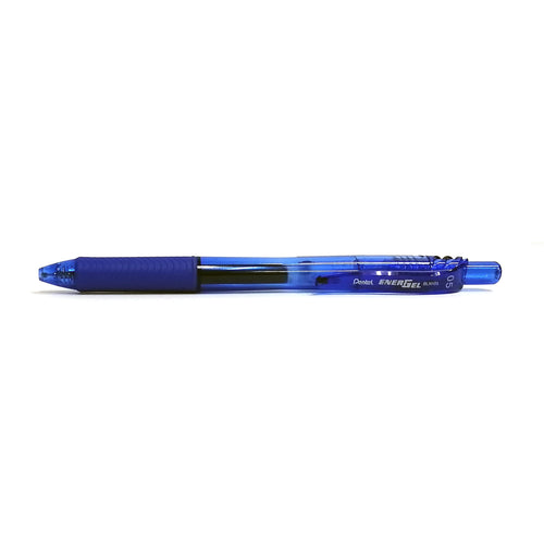 Pental EnerGel-X Retractable Liquid Gel Pen, 0.5 mm (Blue)