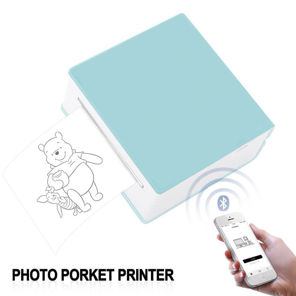 Portable Thermal Printer I Printeet M02 (Matt Cyan)