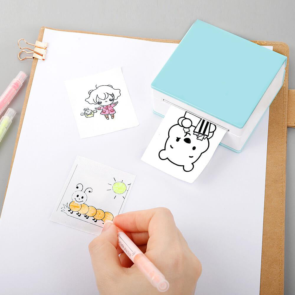 Portable Thermal Printer I Printeet M02 (Matt Cyan)