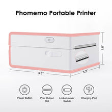 Load image into Gallery viewer, Portable Thermal Printer I Printeet M02 (Matt Pink)