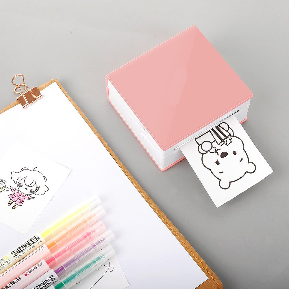 Portable Thermal Printer I Printeet M02 (Matt Pink)