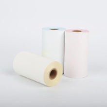 Load image into Gallery viewer, Colorful Non-Adhesive Thermal Paper Black Character on Yellow/ Blue/ Pink