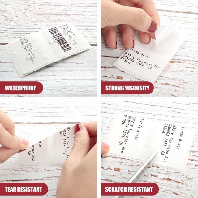 Multi-Purpose Square Self-Adhesive Label- 50x30mm Compatible for Printeet M110